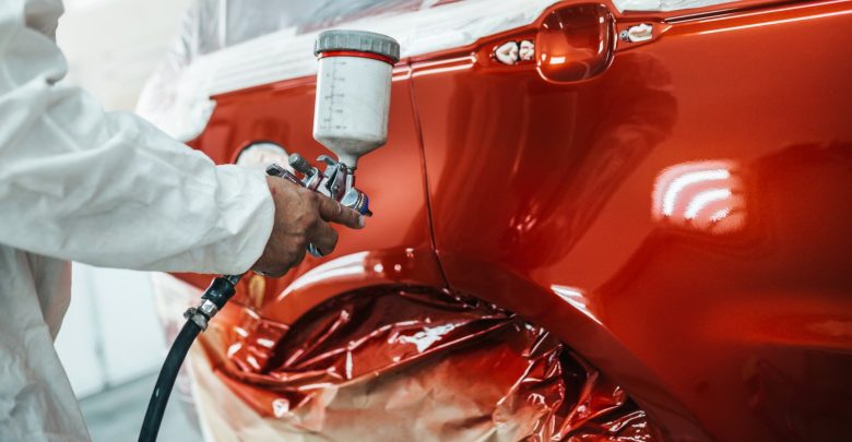 collision repair and vehicle painting